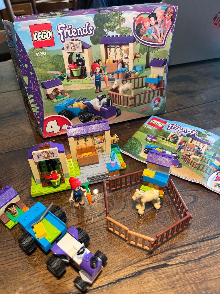 Lego Friends Mia’s veulenstal 41361, Gebruikt, Lego, Friends, Ophalen of Verzenden