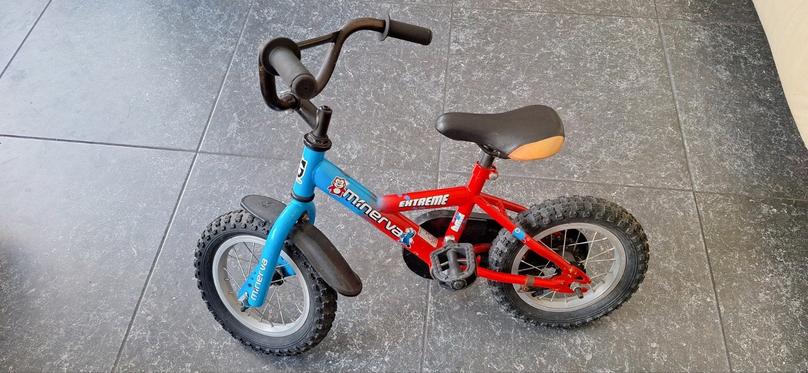 Kinderfiets gebruiksklaar, Ophalen, Terugtraprem, Gebruikt, Minder dan 16 inch