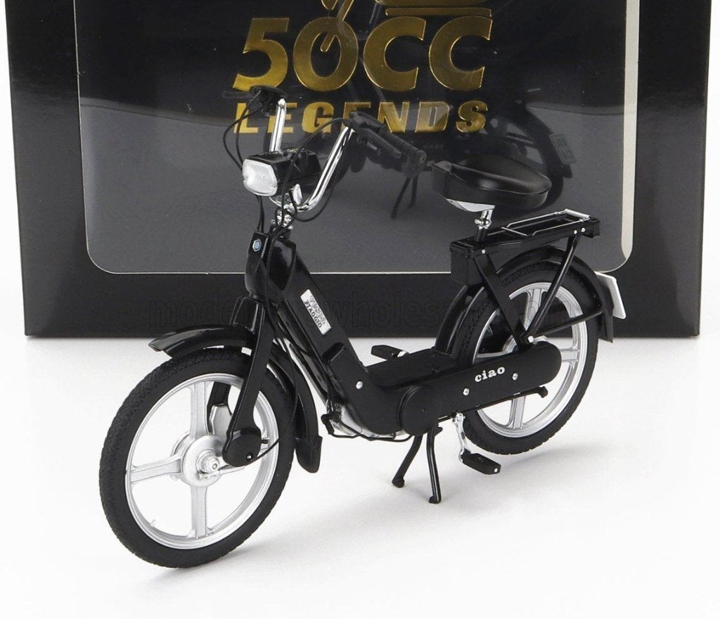Vespa Piaggio Ciao black brommer 1:10, Enlèvement ou Envoi, Neuf, 1:9 à 1:12, Moteur
