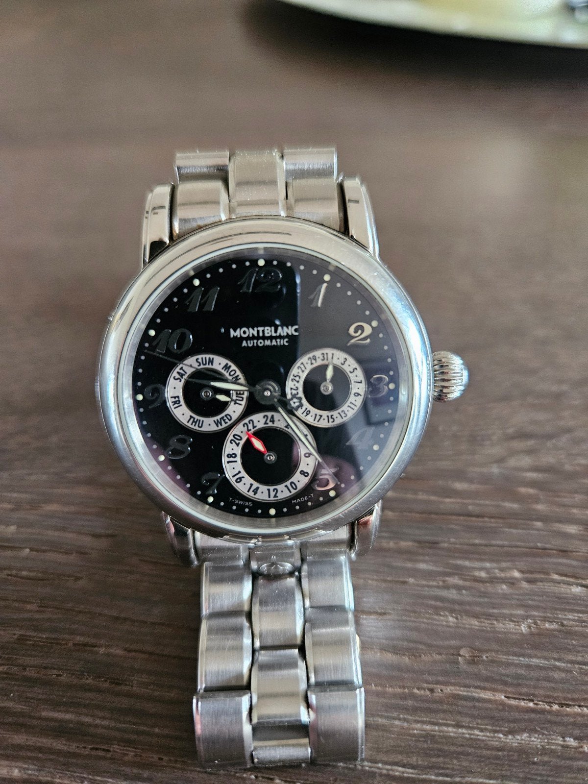 Horloge Montblanc, Bijoux, Sacs & Beauté, Montres | Hommes, Montre-bracelet, Autres marques, Enlèvement, Acier