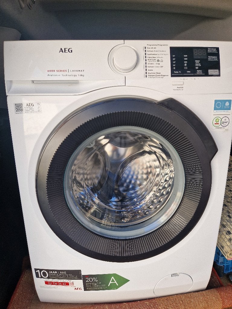 AEG 8kg A +++ wasmachine, Elektronische apparatuur, Ophalen, Zo goed als nieuw, Voorlader