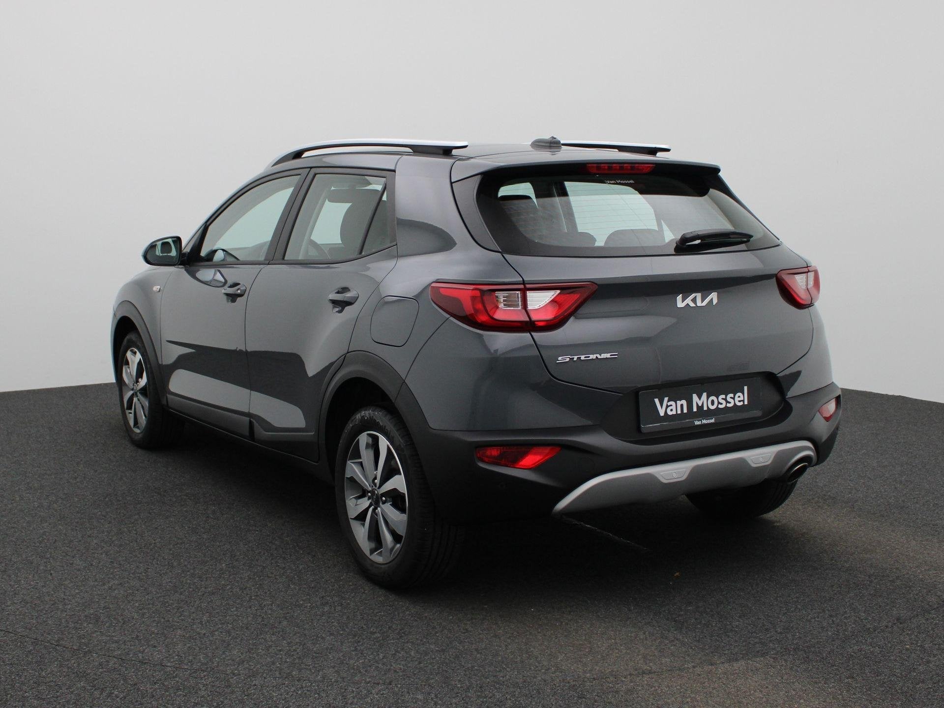 Kia Stonic 1.2 Urban Edition, Autos, Argent ou Gris, 1145 kg, Entreprise, Volant multifonction