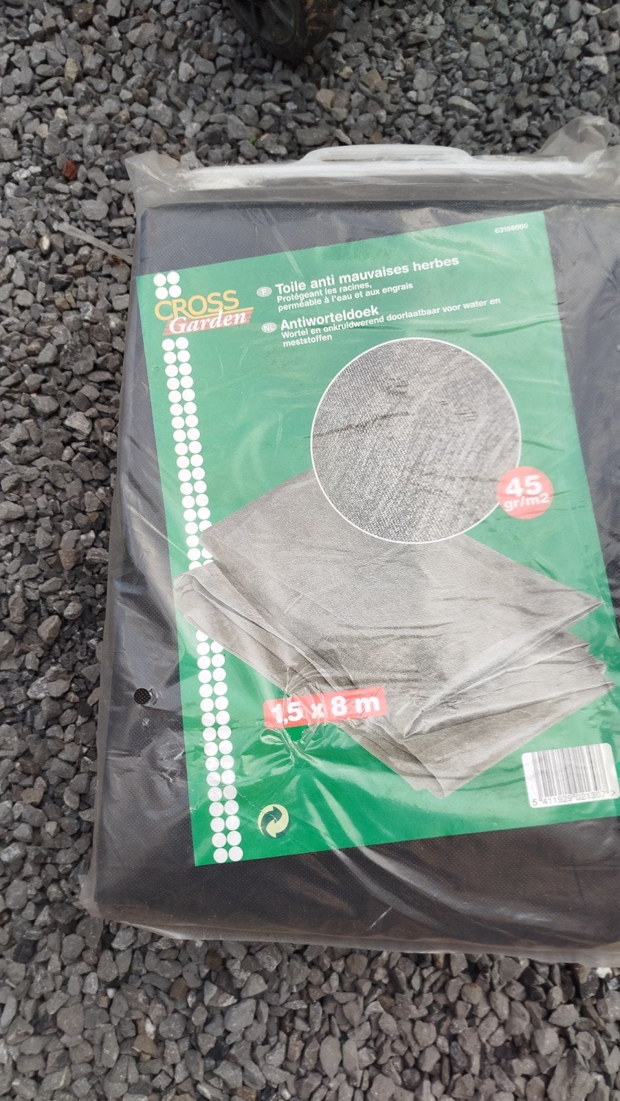bache anti racine 1.5 x 8 m lot de 6pc, Enlèvement, Neuf, Cross garden