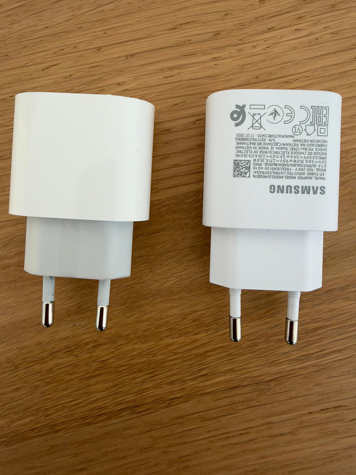 Adaptateur Apple 20 W d'origine et adaptateur Samsung 25 W, Télécoms, Samsung, Enlèvement ou Envoi, Adaptateur, Apple