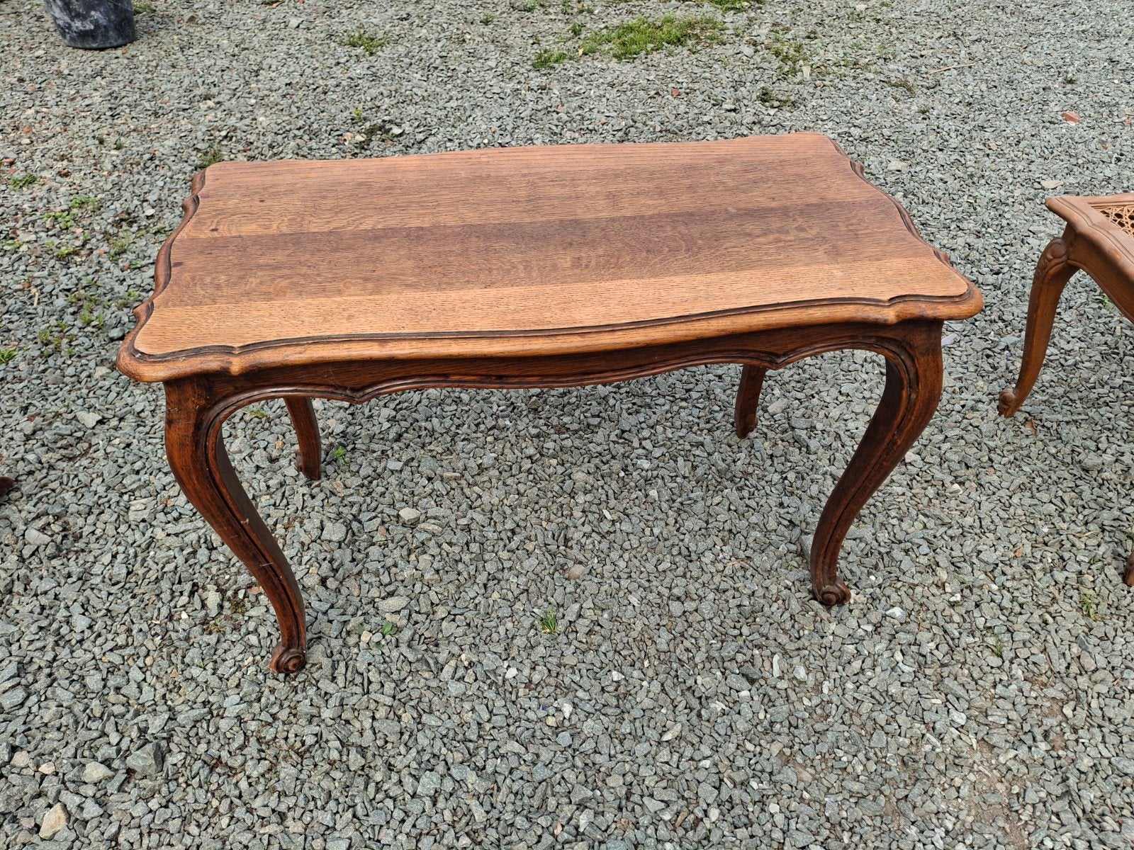 Ancienne table basse vintage, Antiquités & Art, Enlèvement