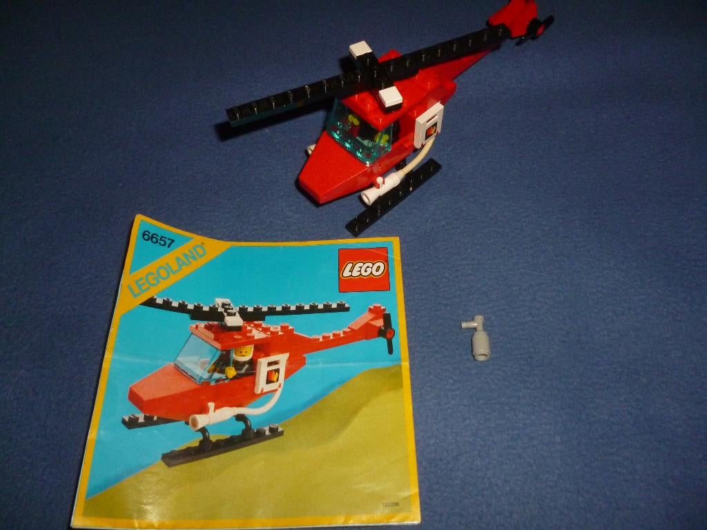 LEGO City 6657 Fire Patrol Copter, Ophalen, Compleet, Lego