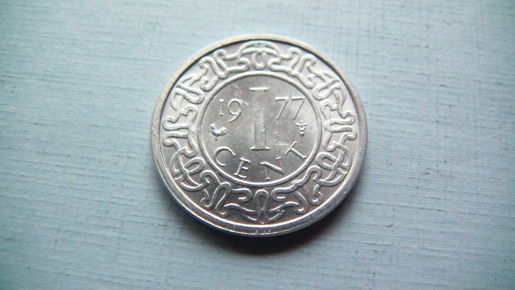 suriname 1 cent 1977, Enlèvement