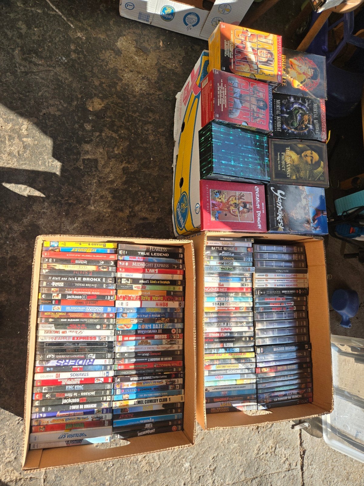 lot van 150 dvd's + doos, Cd's en Dvd's, Ophalen of Verzenden, Boxset