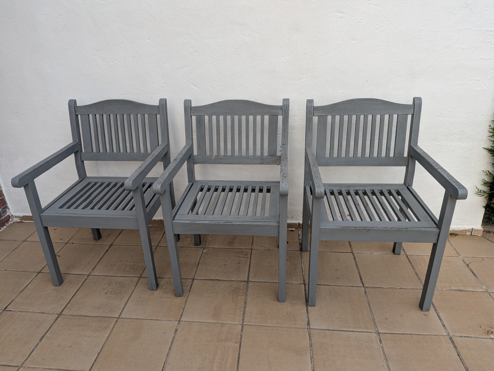 teakstoelen, Jardin & Terrasse, Chaises de jardin, Enlèvement, Utilisé, Bois de teck