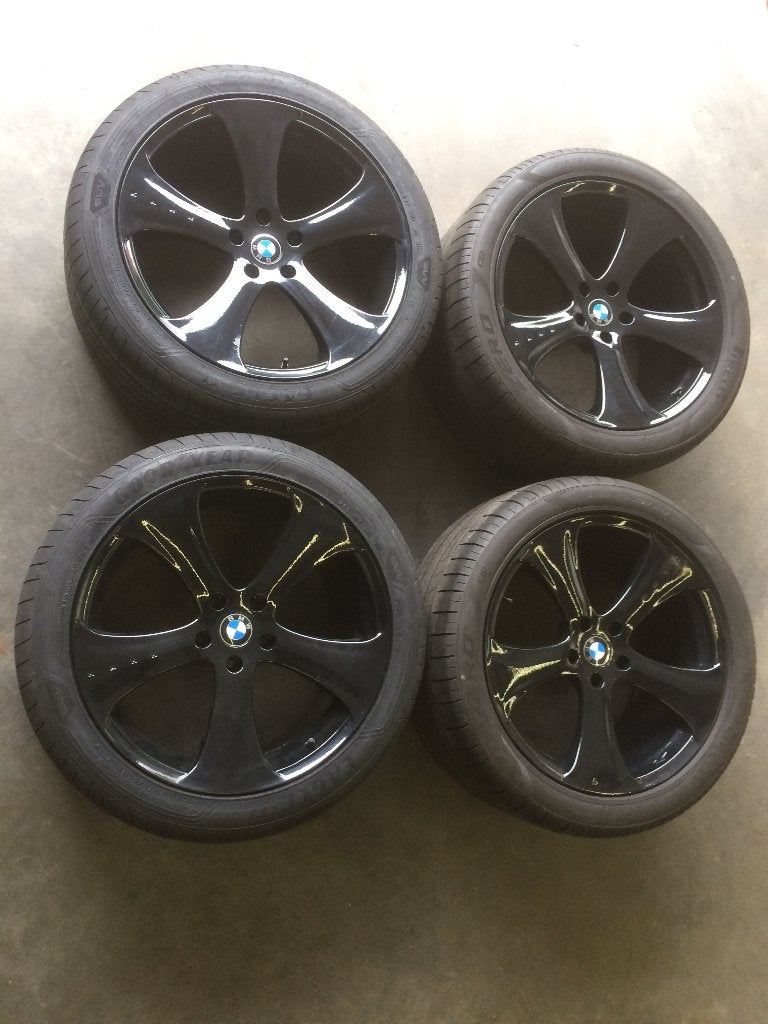 Bmw Kahn X6-X5, jantes 20", capteurs de pression,  noire, Enlèvement