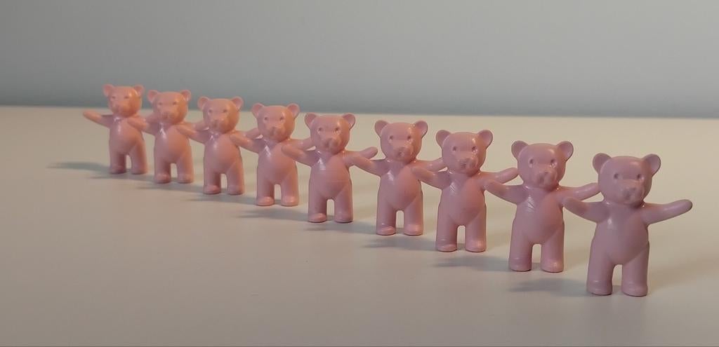 Lego roze teddybeer 9x, Verzamelen, Ophalen of Verzenden, Gebruikt