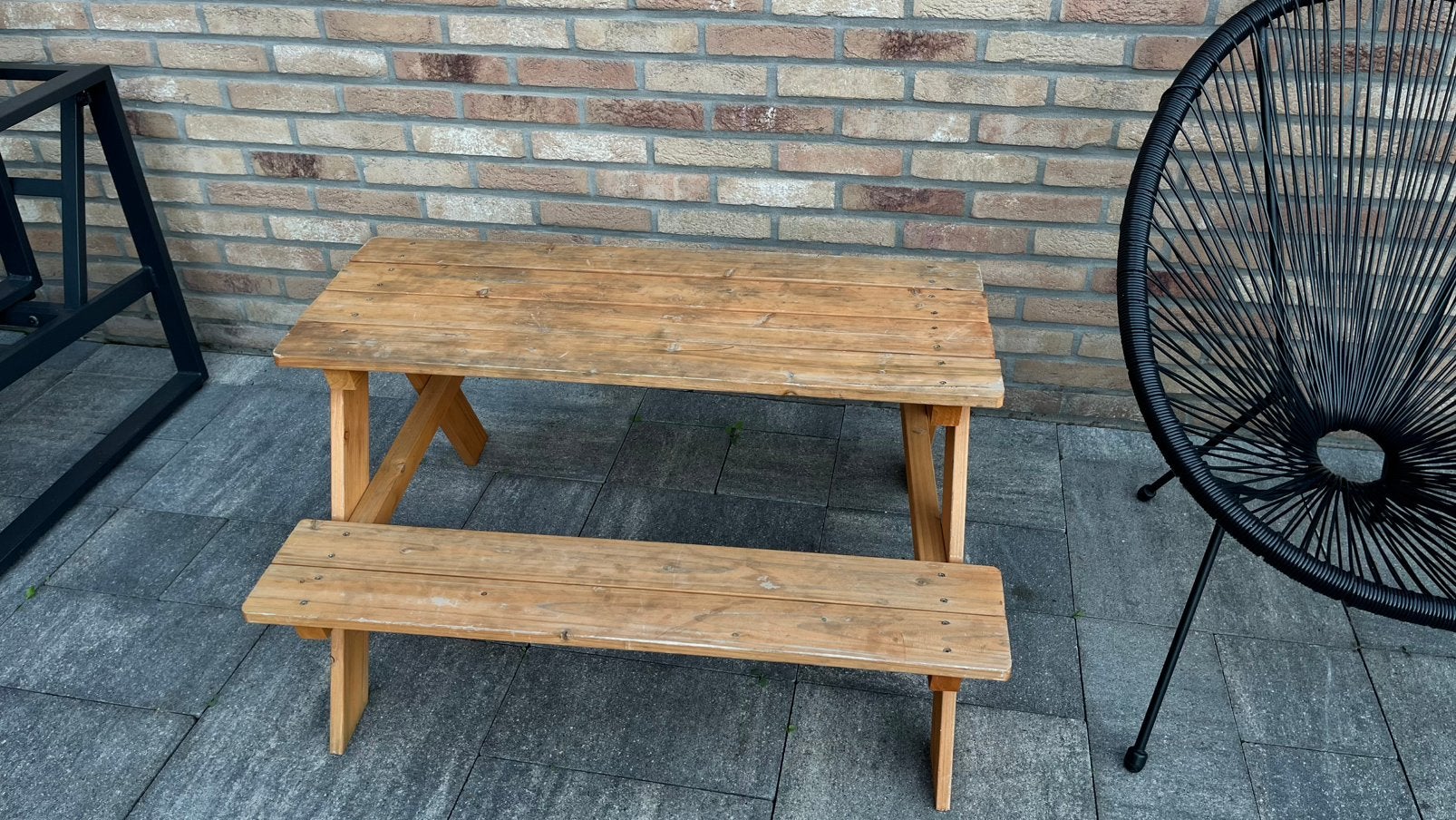 Kinder picknicktafel, Tuin en Terras, Ophalen, Zo goed als nieuw