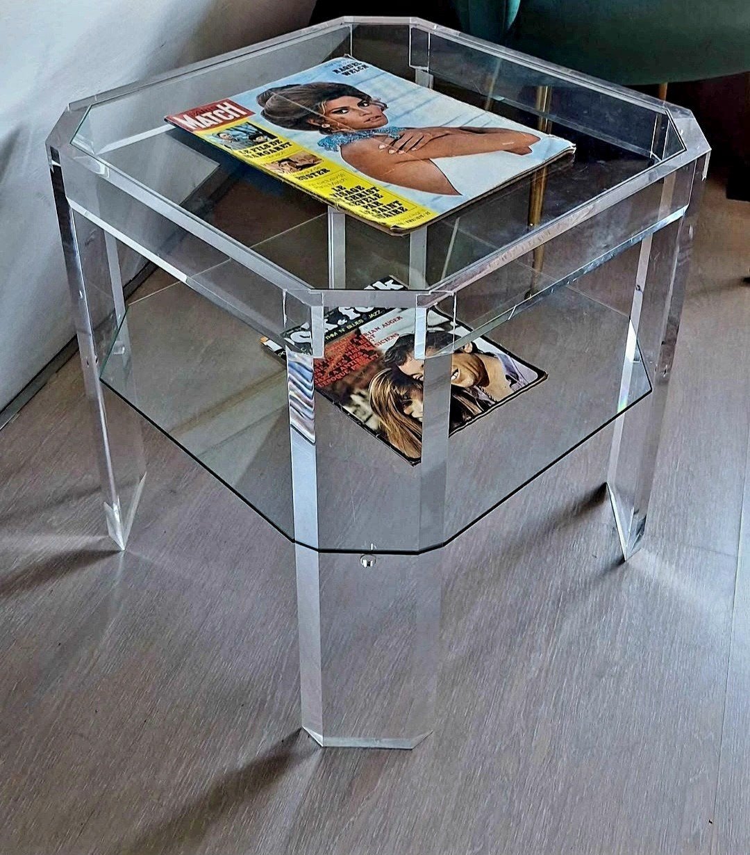 Vintage tafeltje Hollywood Regency  70's💥80's, Maison & Meubles, Enlèvement