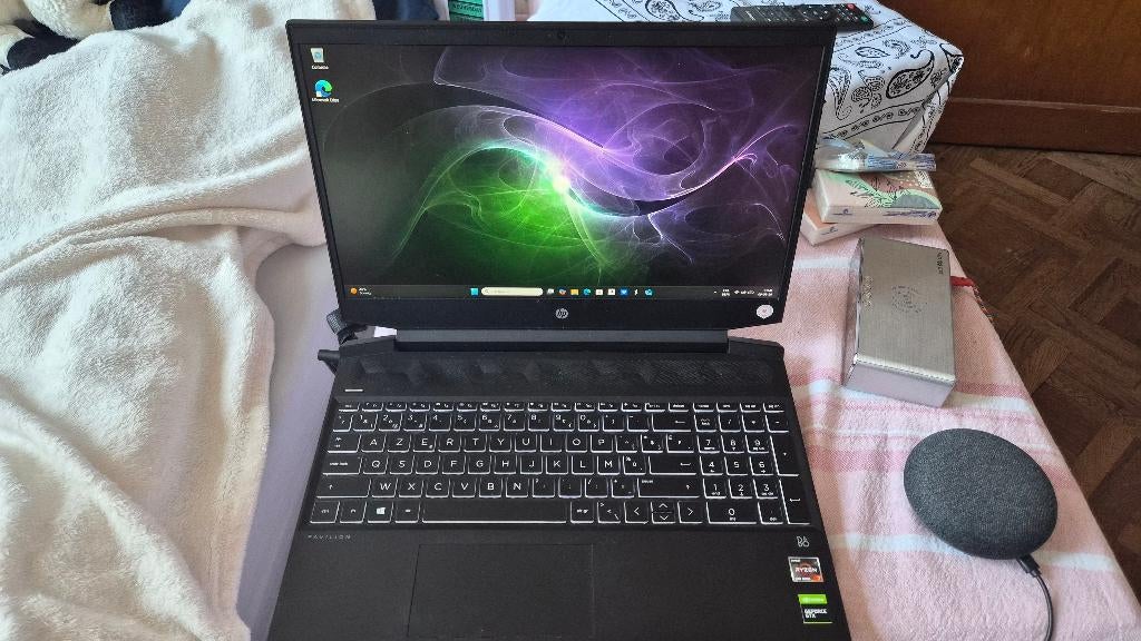 Laptop gaming, HP Pavillon Gaming 15″, Enlèvement, Gaming, SSD, Azerty