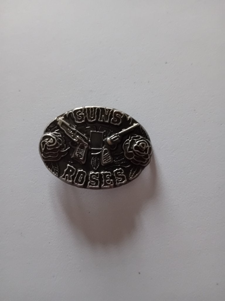 boucle de ceinture " Gun's roses ", Enlèvement, Comme neuf, Boucle ou Attache amovible