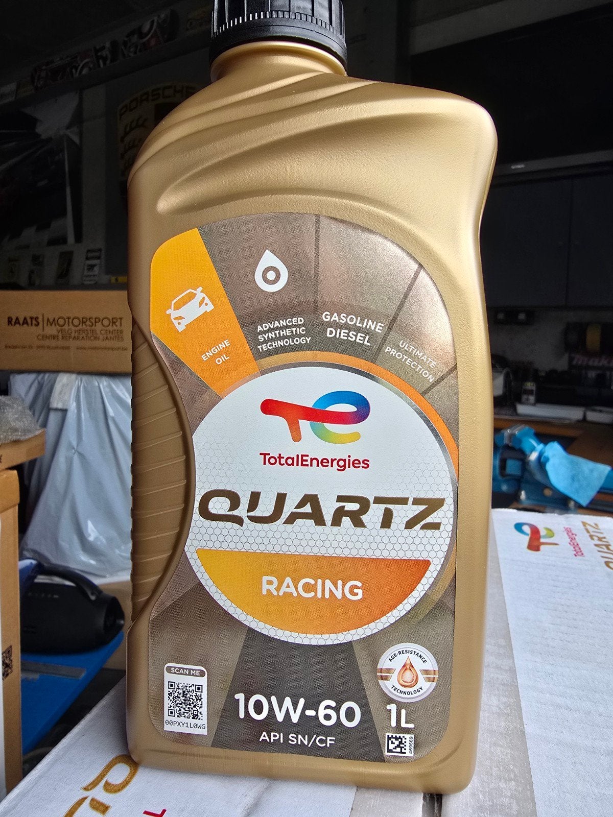 Huile moteur 10W60 Racing Total Quartz BMW M 12x1L, Enlèvement
