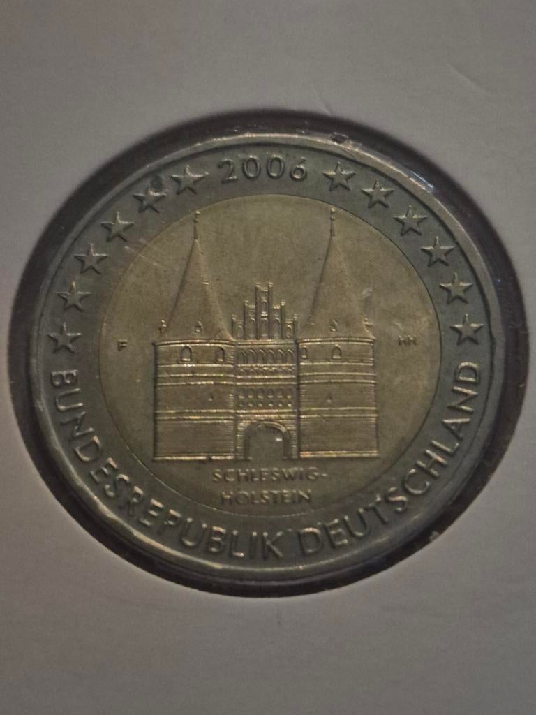 Herdenkingsmunt 2€ Duitsland 2006 F pr, Ophalen, Duitsland, 2 euro, Losse munt