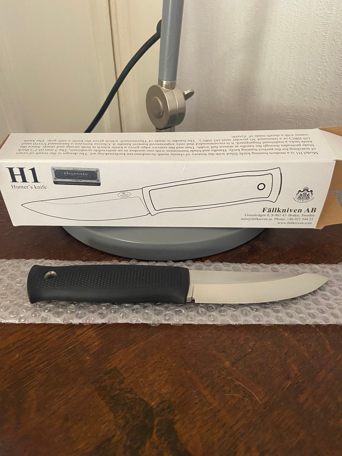 Couteau d'extérieur Fallkniven H1 Elmax, Enlèvement, Neuf