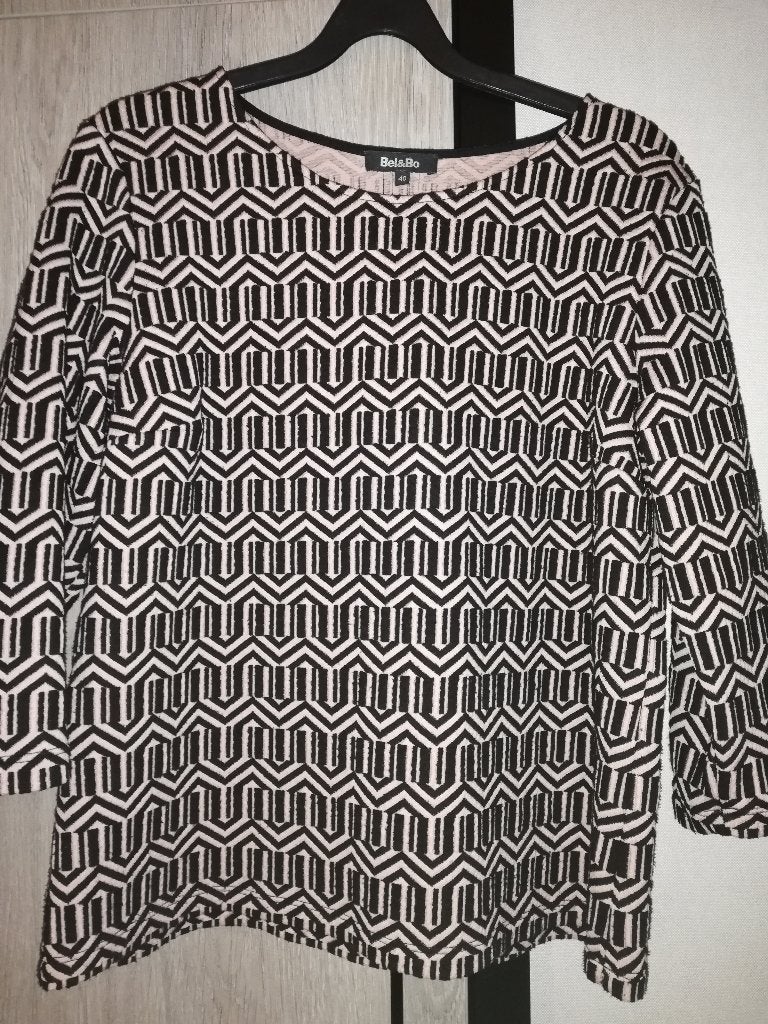 Blouse maat medium, Taille 38/40 (M), Enlèvement ou Envoi, Bel & Bo, Brun