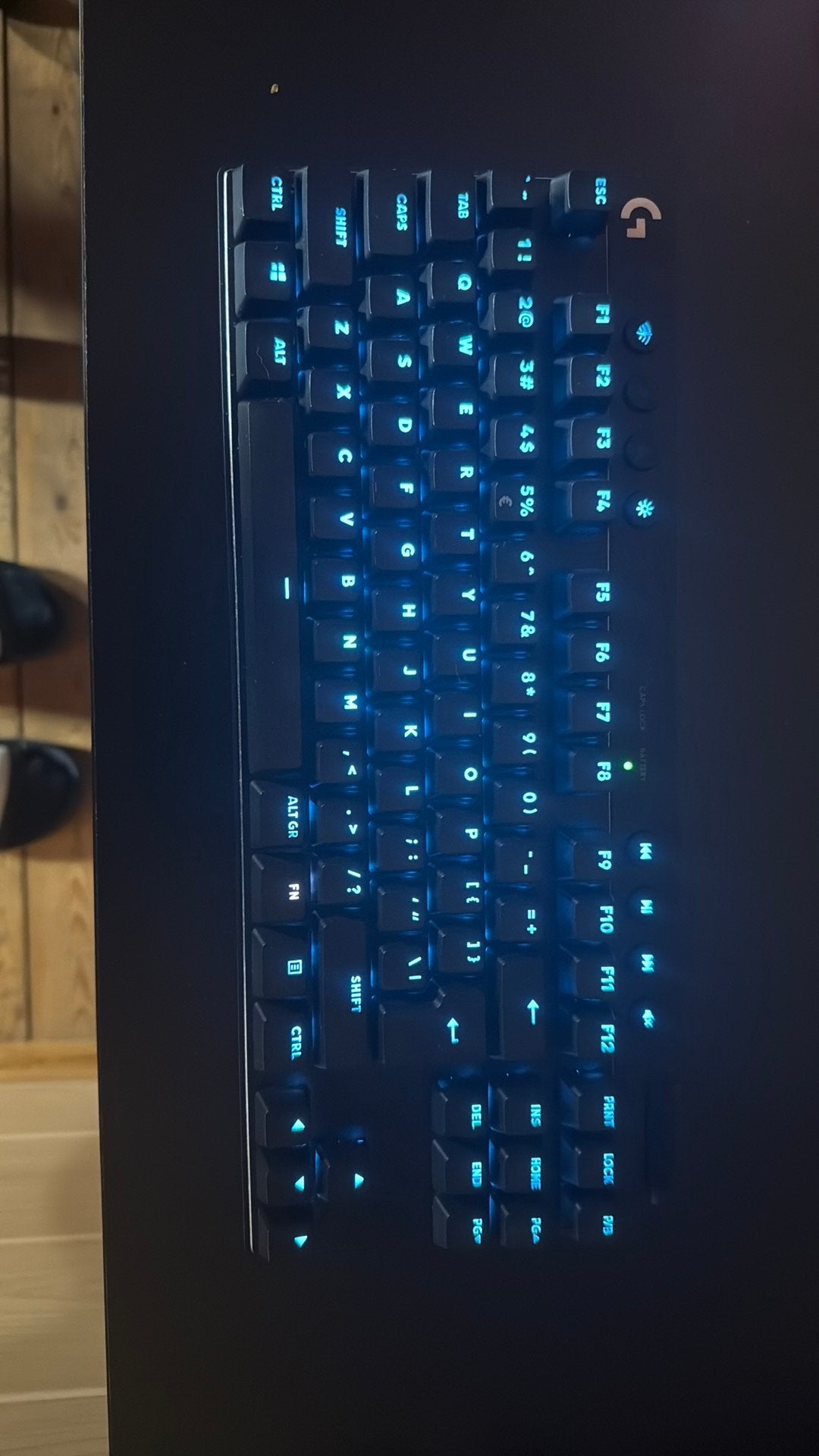 Logitech G Pro X TKL QWERTY, Computers en Software, Toetsenborden, Ophalen, Zo goed als nieuw