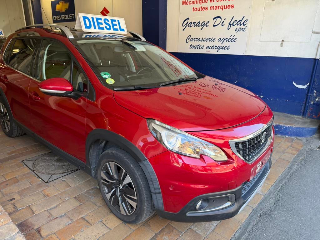 Peugeot 2008 1.6 diesel 99 pk 2017 126.000 km GPS Airco, Auto's, Voorwielaandrijving, Euro 6, 4 cilinders, 1600 cc