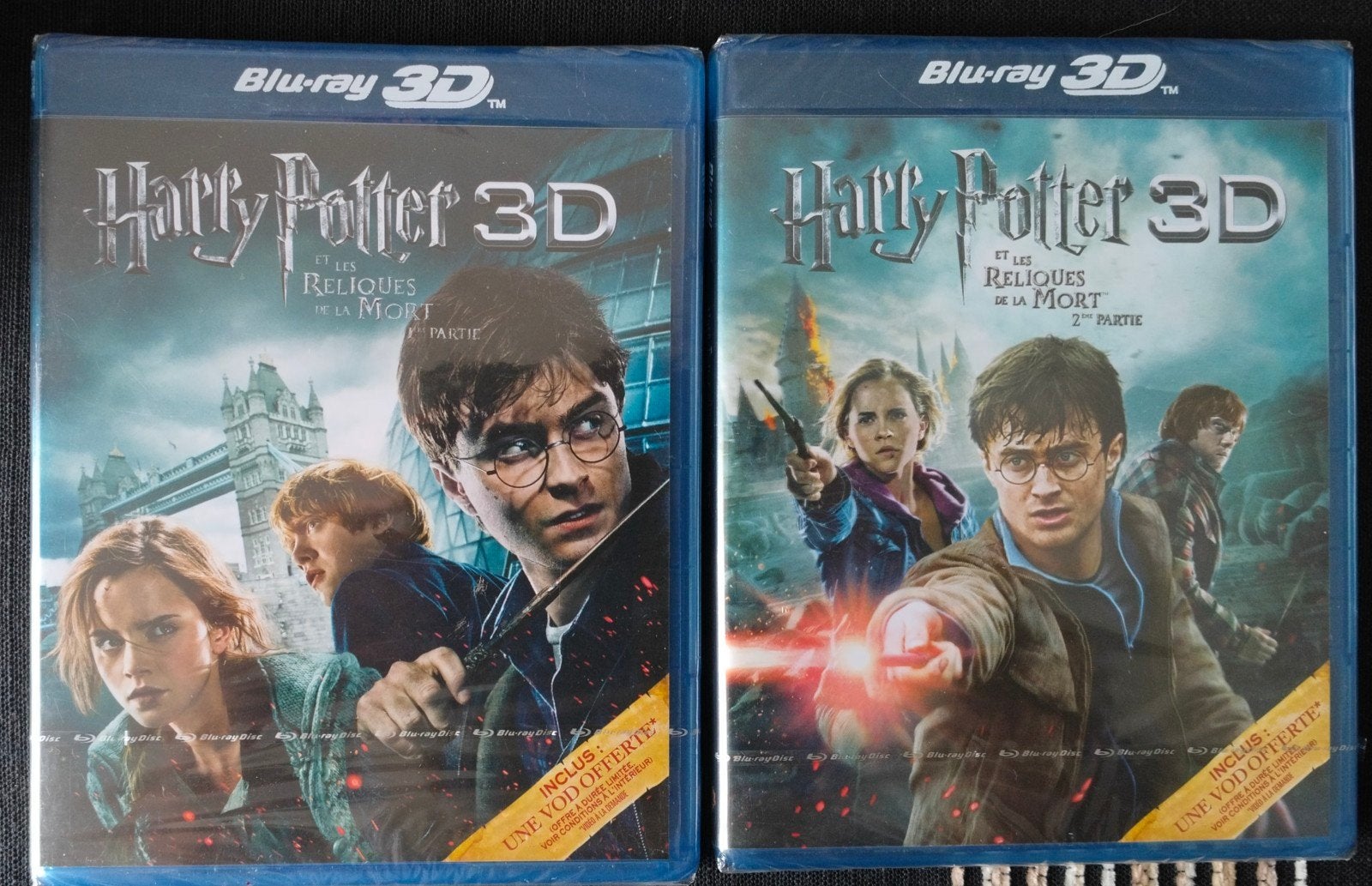 Harry Potter and The Deathly Hallows 1 & 2 (Blu Ray 3D), Cd's en Dvd's, Ophalen, Film, Italiaans, 3D Blu-ray
