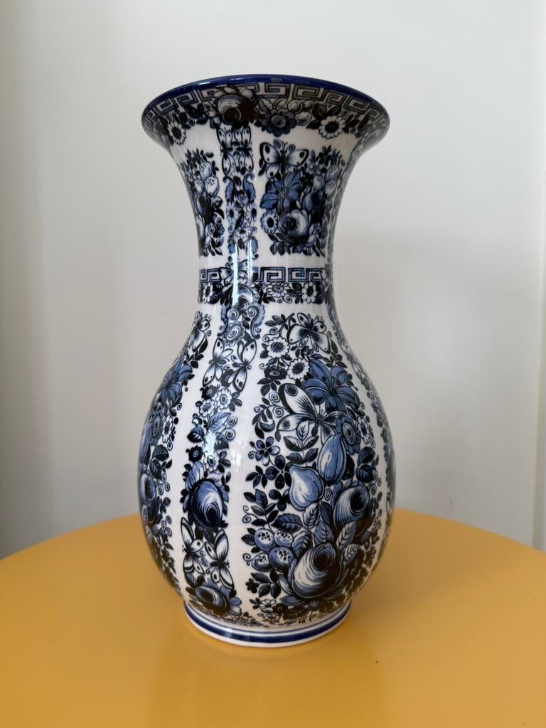Delfia Porselein Vaas, Antiquités & Art, Antiquités | Vases, Enlèvement ou Envoi