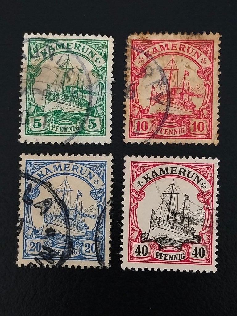 Cameroun allemand 1900 - Yacht impérial Hohenzollern, Timbres & Monnaies, Timbres | Afrique, Envoi, Autres pays, Affranchi