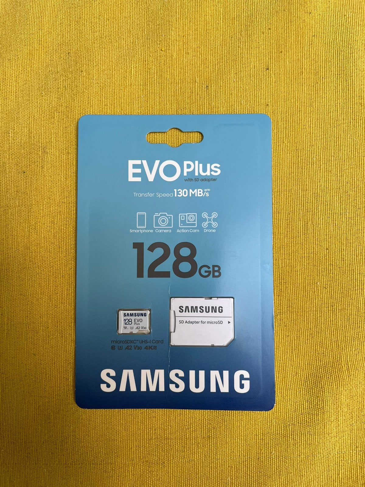 Carte memoire micro sd samsung Evo plus 128gb, Neuf, Enlèvement ou Envoi, 128 GB, Système de navigation