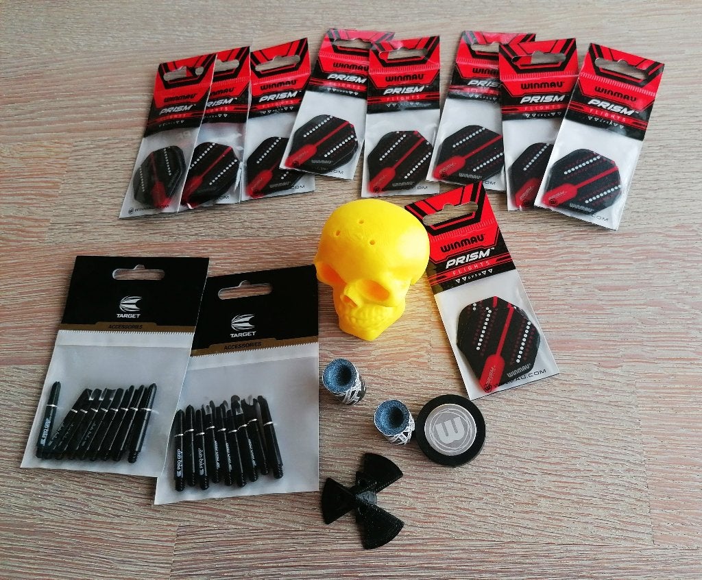 Shafts,Flights,Darthouders,Puntbeschermer & Slijpsteentjes., Ophalen of Verzenden, Nieuw, Flights