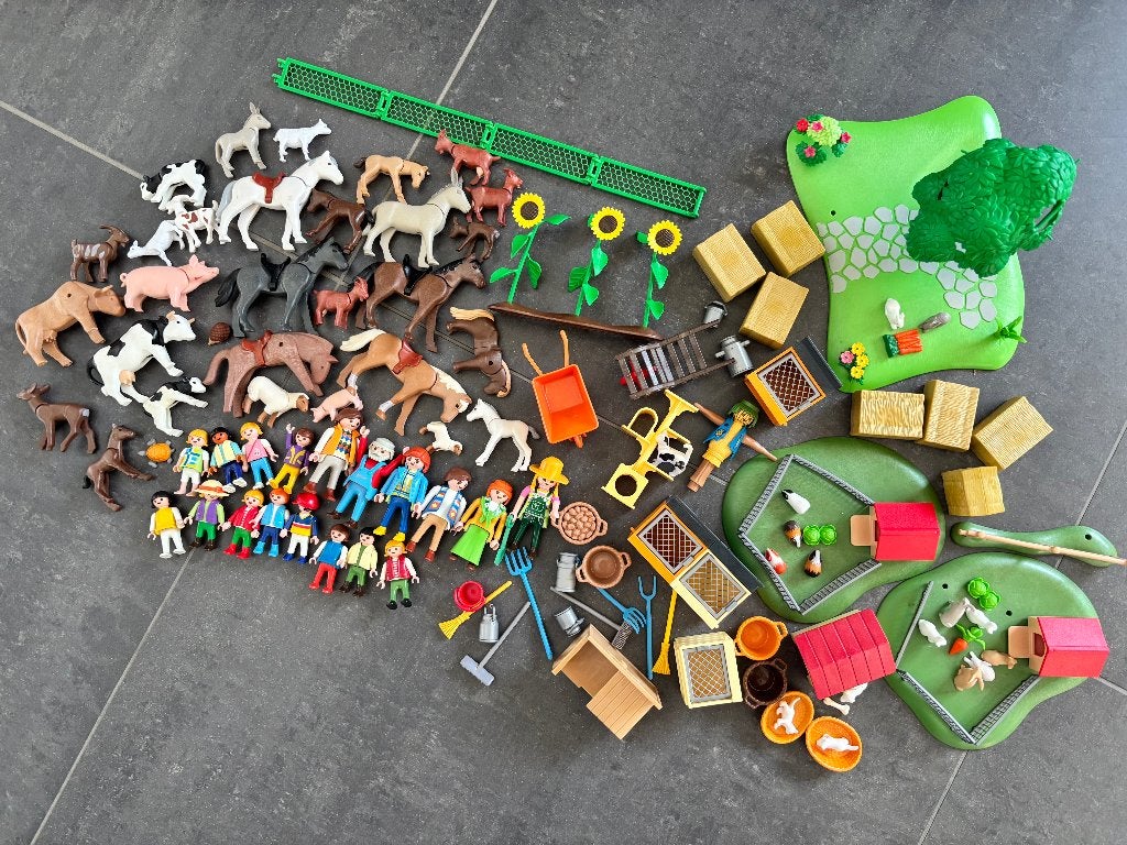 Playmobil kinderboerderij, Ophalen, Gebruikt