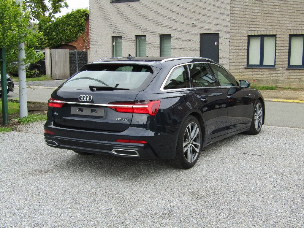 Audi A6 2.0 TDI S-Line Automaat, 4 cilinders, Blauw, Bedrijf, Te koop