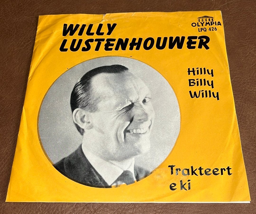 Willy Lustenhouwer ‎– Hilly Billy Willy - 7” vinyl single BE, Cd's en Dvd's, Vinyl | Nederlandstalig, Ophalen of Verzenden, Gebruikt
