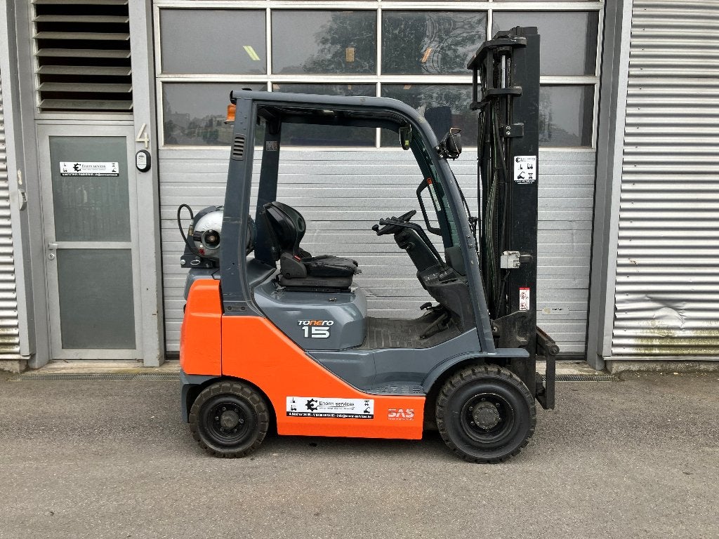 Heftruck Toyota 1,5Ton Gas MET GARANTIE, Ophalen