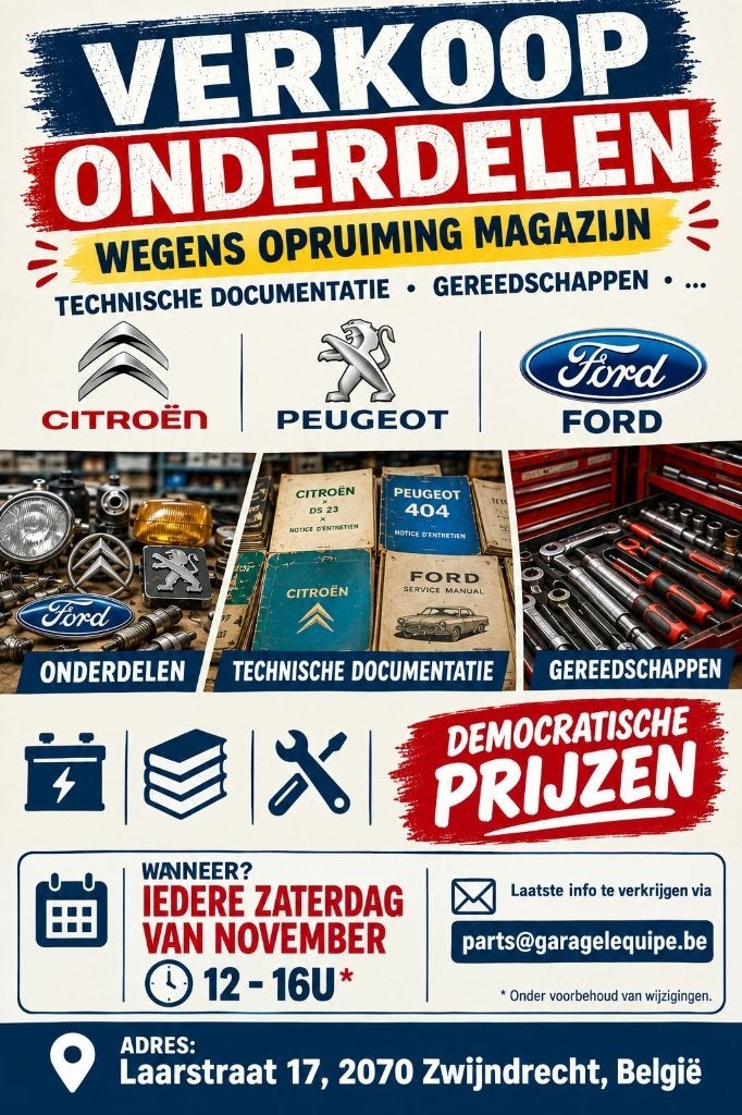 Vente de pièces de véhicules d'entrepôt, Neuf, Peugeot, Enlèvement, /