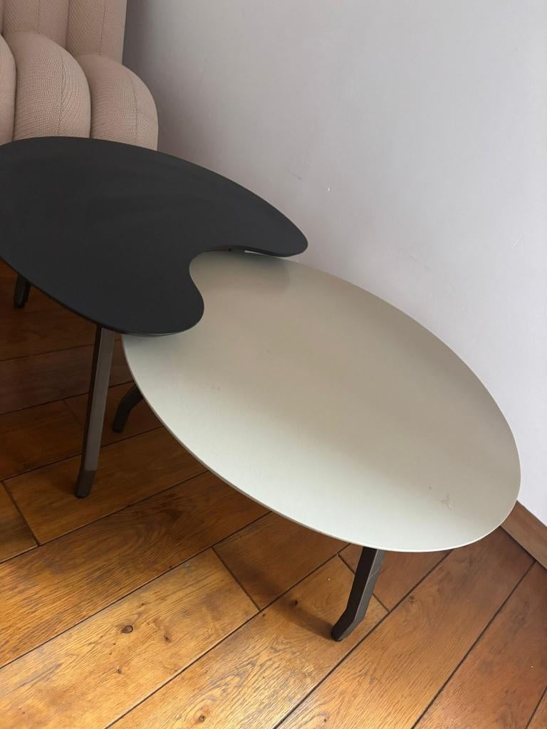 design salontafel duo, Ophalen, Overige materialen, Gebruikt, 50 tot 100 cm