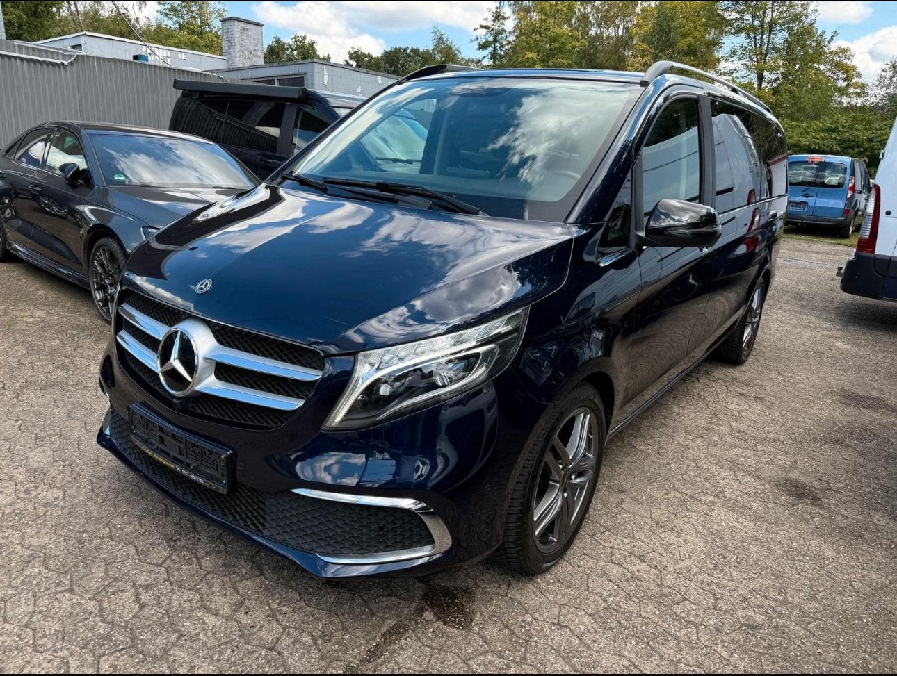 Mercedes Benz V250, Blauw, Mercedes-Benz, Diesel, Ophalen