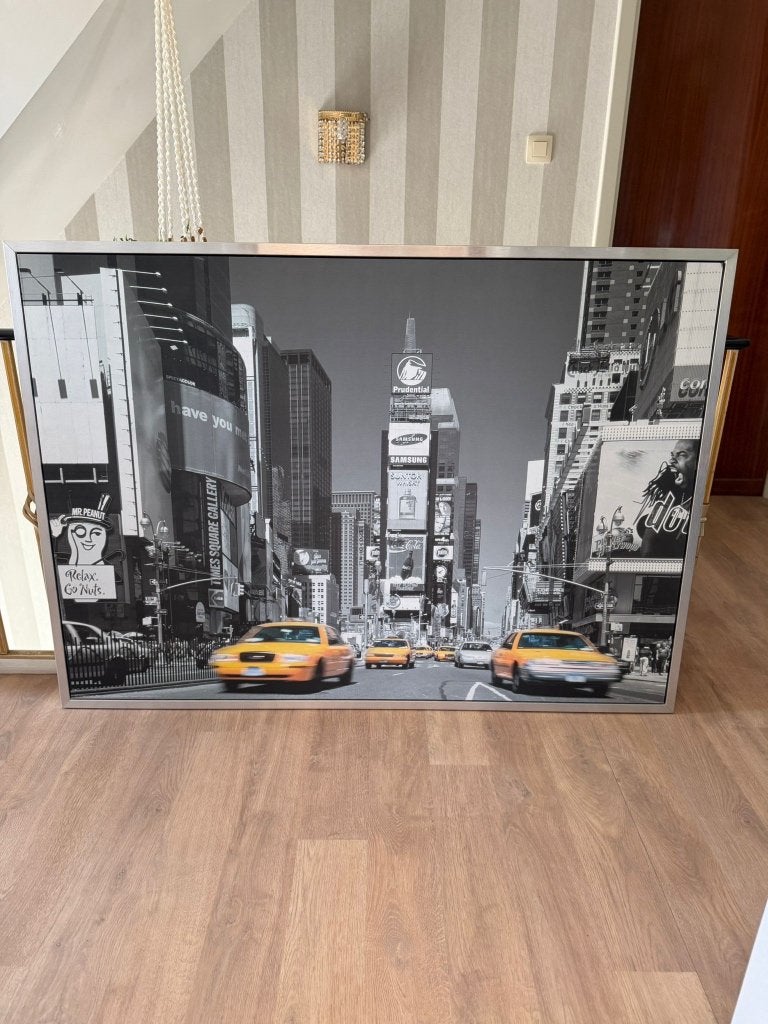 Grote IKEA wanddecoratie – Times Square, Ophalen, 140 cm, Decoratieobject, 100 cm