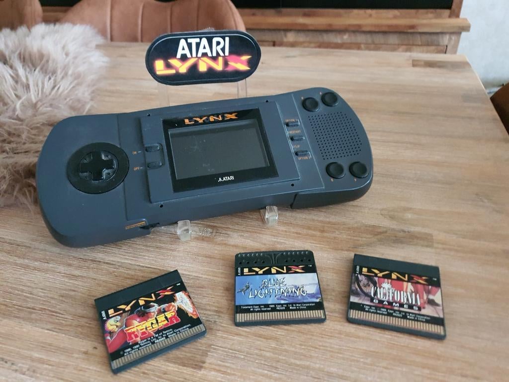 Atari lynx + games + display, Enlèvement, Atari Lynx