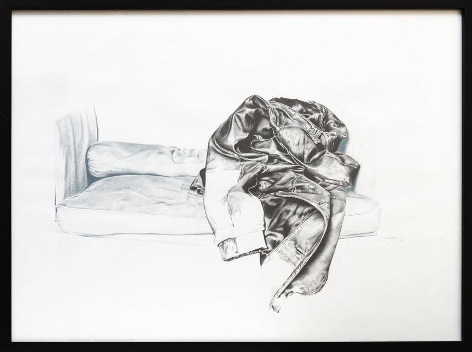 Grote tekening van Wolfgang Gäfgen - 1971 - origineel werk, Antiek en Kunst, Ophalen of Verzenden, Tekening, Potloodtekening, Handgemaakt