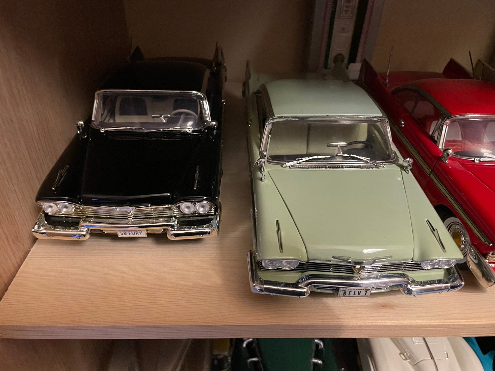Plymouth fury 1/18, Ophalen of Verzenden, Zo goed als nieuw, Auto