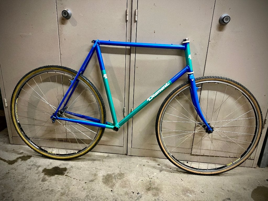 diamant cyclocross staal frameset, Fietsen en Brommers, Ophalen, Staal