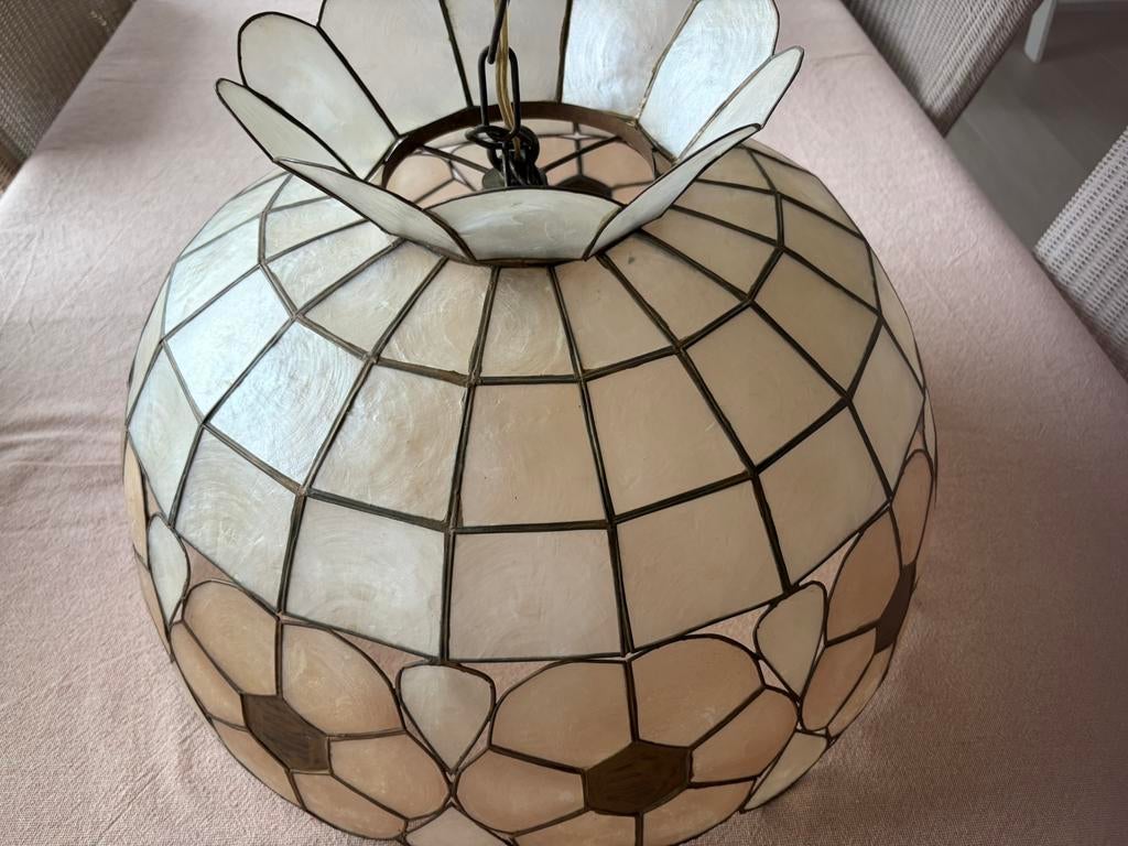 Capiz-lamp zeer mooie staat, Huis en Inrichting, Ophalen, Gebruikt