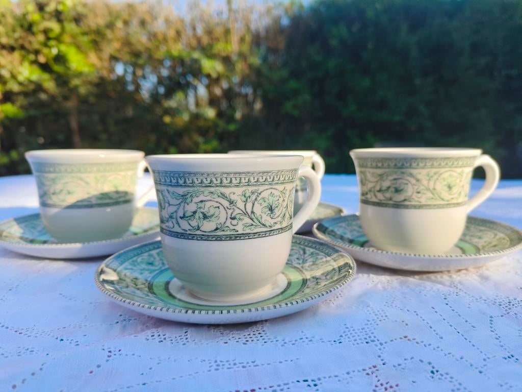 Vintage Engelse kopjes Applebee Collection RHS, Antiek en Kunst, Ophalen of Verzenden