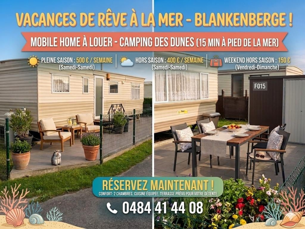 location de caravane a la côte belge