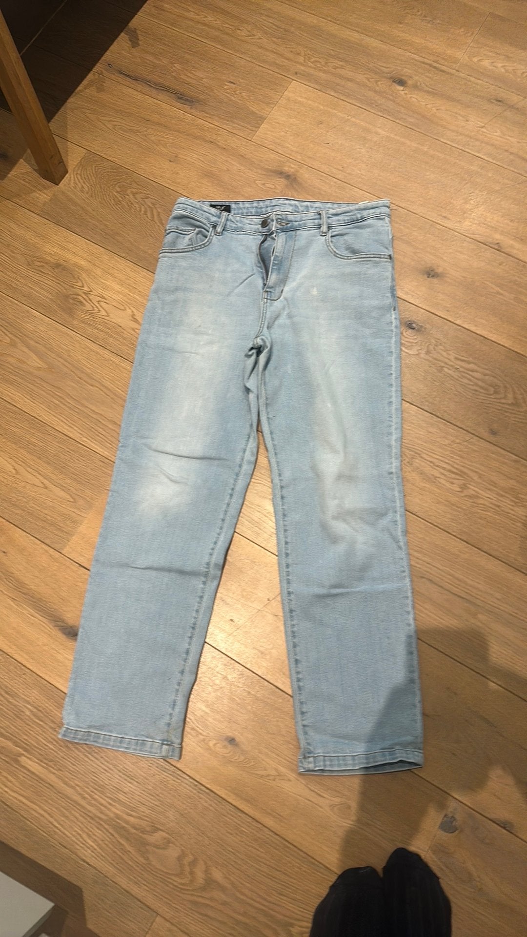Lichtblauwe reell jeansbroek, Vêtements | Hommes, Jeans, Enlèvement ou Envoi, Comme neuf, Bleu, Autres tailles de jeans