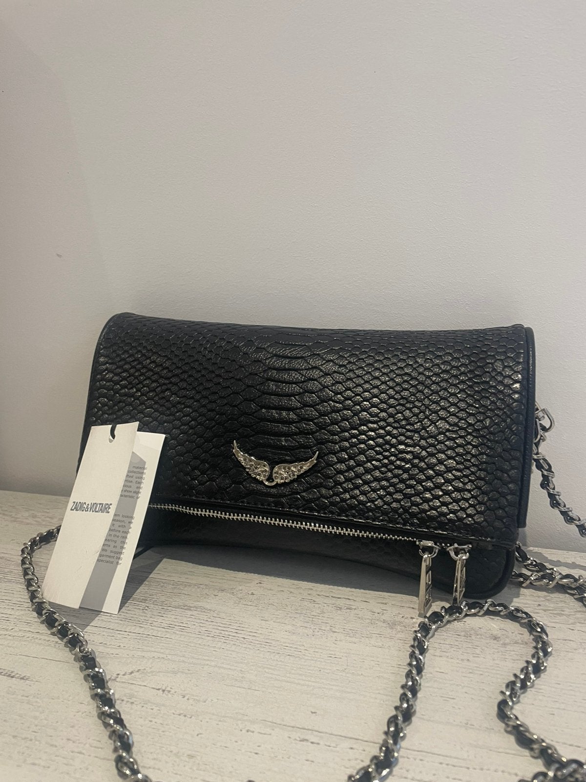 Sac Zadig Voltaire Rock Clutch, Enlèvement ou Envoi, Comme neuf