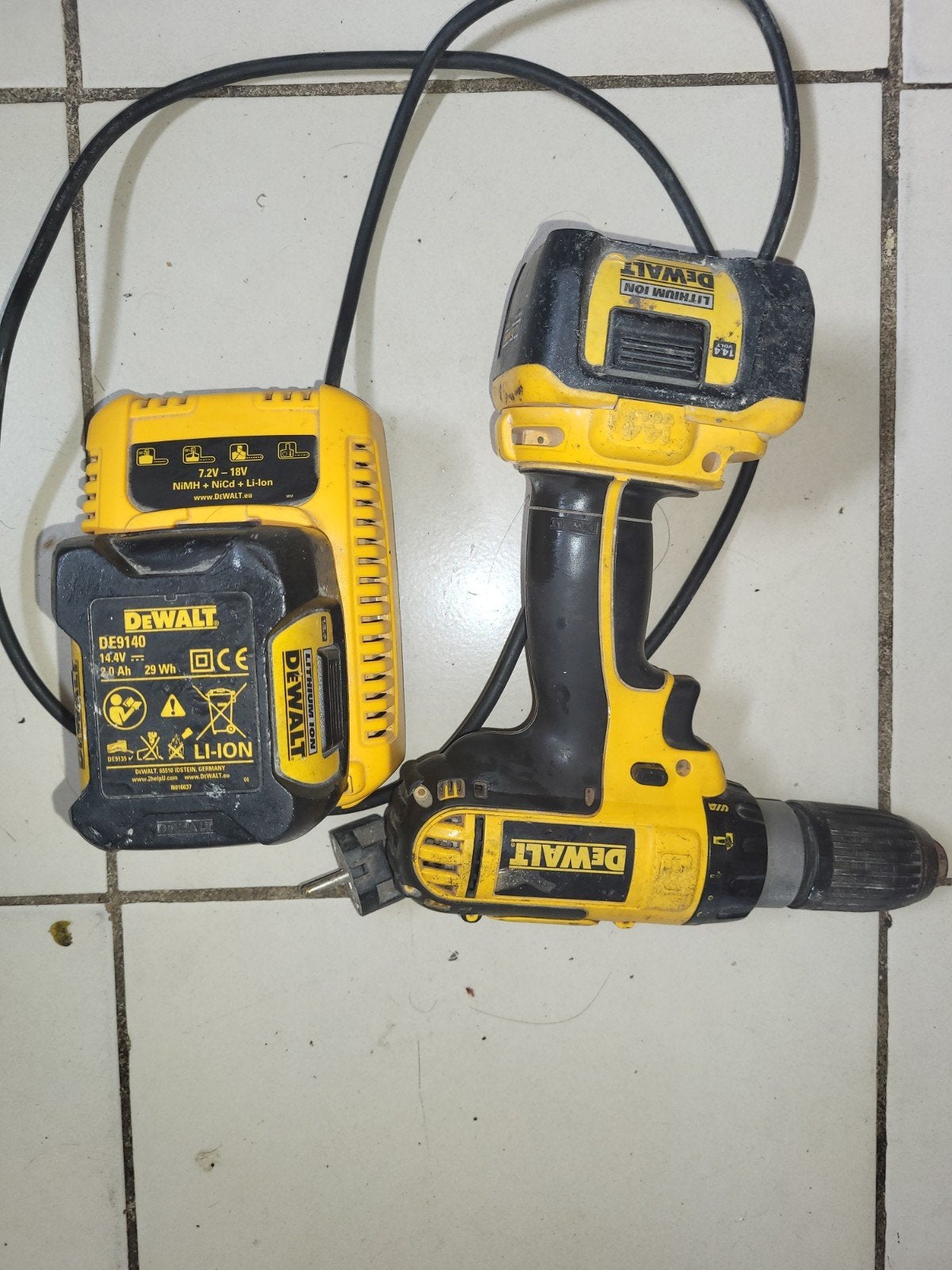 Dewalt boormachine, Doe-het-zelf en Bouw, Meetapparatuur, Ophalen