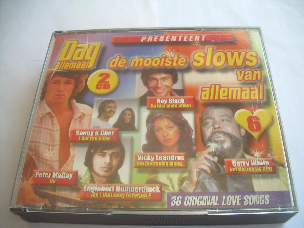 2 CD BOX - DE MOOISTE SLOWS VAN ALLEMAAL - VOL 6, Ophalen of Verzenden, Zo goed als nieuw, Pop, Boxset