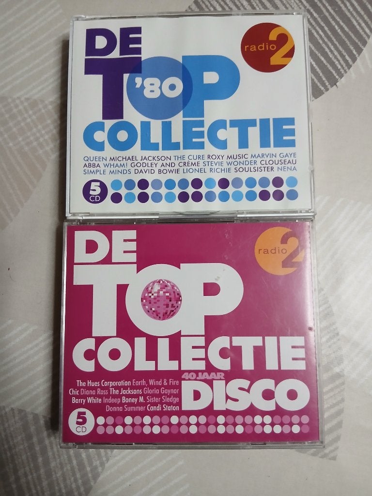 De Top Collectie '80 + 40 jaar Disco. 2 x 5cd. Radio 2., Cd's en Dvd's, Ophalen of Verzenden, Zo goed als nieuw